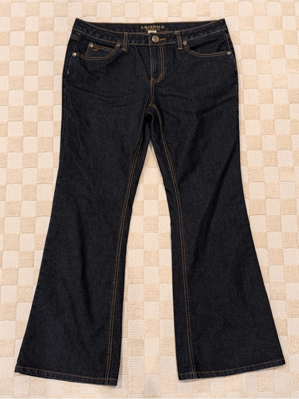 Arizona Jean Company Women’s Y2K Vintage Flare Dark Wash Jeans Size 13